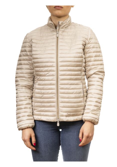 piumino logo beige SAVE THE DUCK | D38370WIRIS20-40003